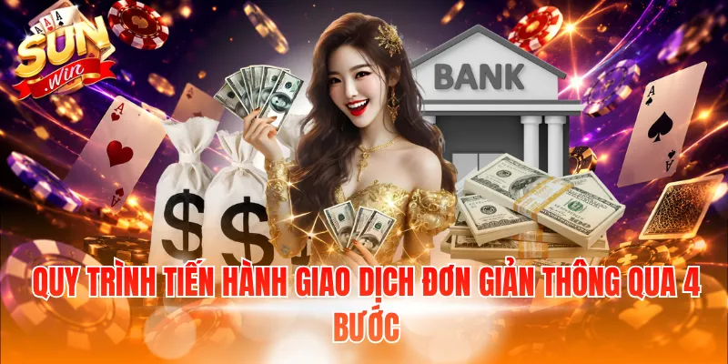 Quy trình tiến hành giao dịch đơn giản thông qua 4 bước